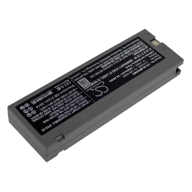 11.1V, 2600mAh, Li-ion Battery fits Biolight, Argus Lms-10, M66, 28.86Wh