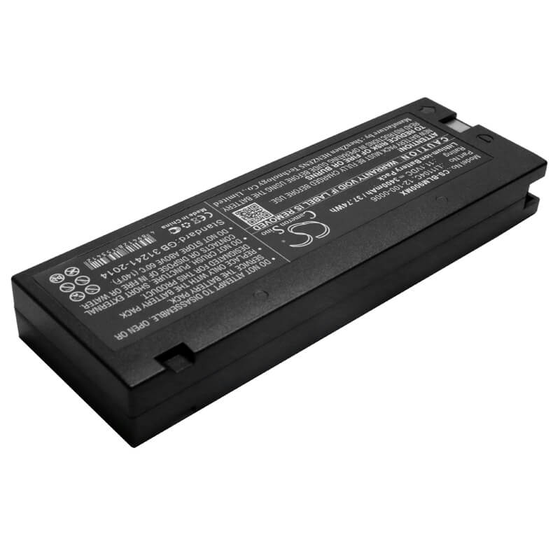 11.1V, 3400mAh, Li-ion Battery fits Biolight, Argus Lms-10, M66, 37.74Wh