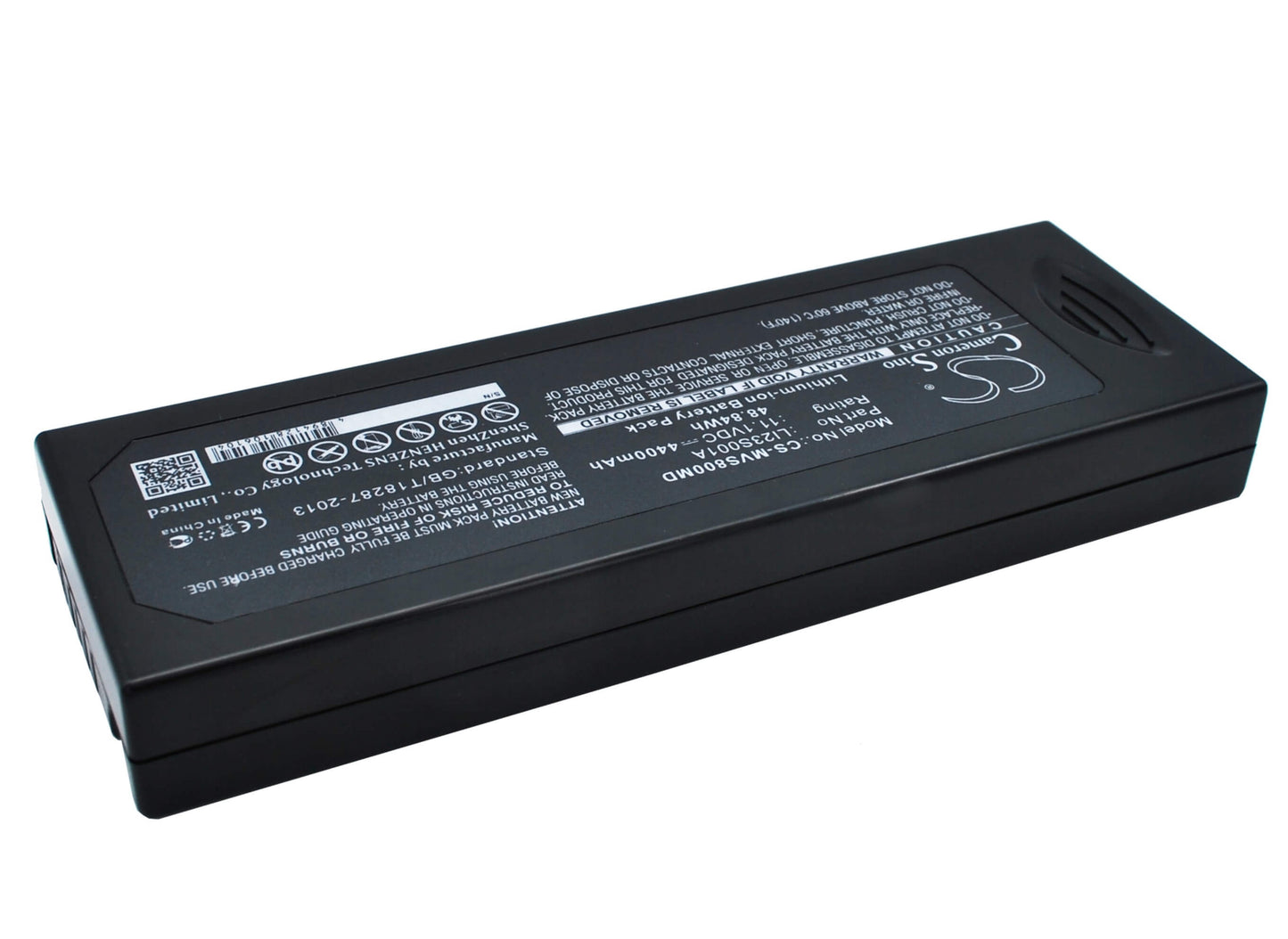11.1V, 4400mAh, Li-ion Battery fits Mindray, Pm7000, Pm8000, 48.84Wh