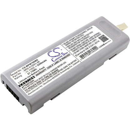 11.10V, 5200mAh, Li-ion Battery fits Ge, 0146-00-0069, 57.72Wh