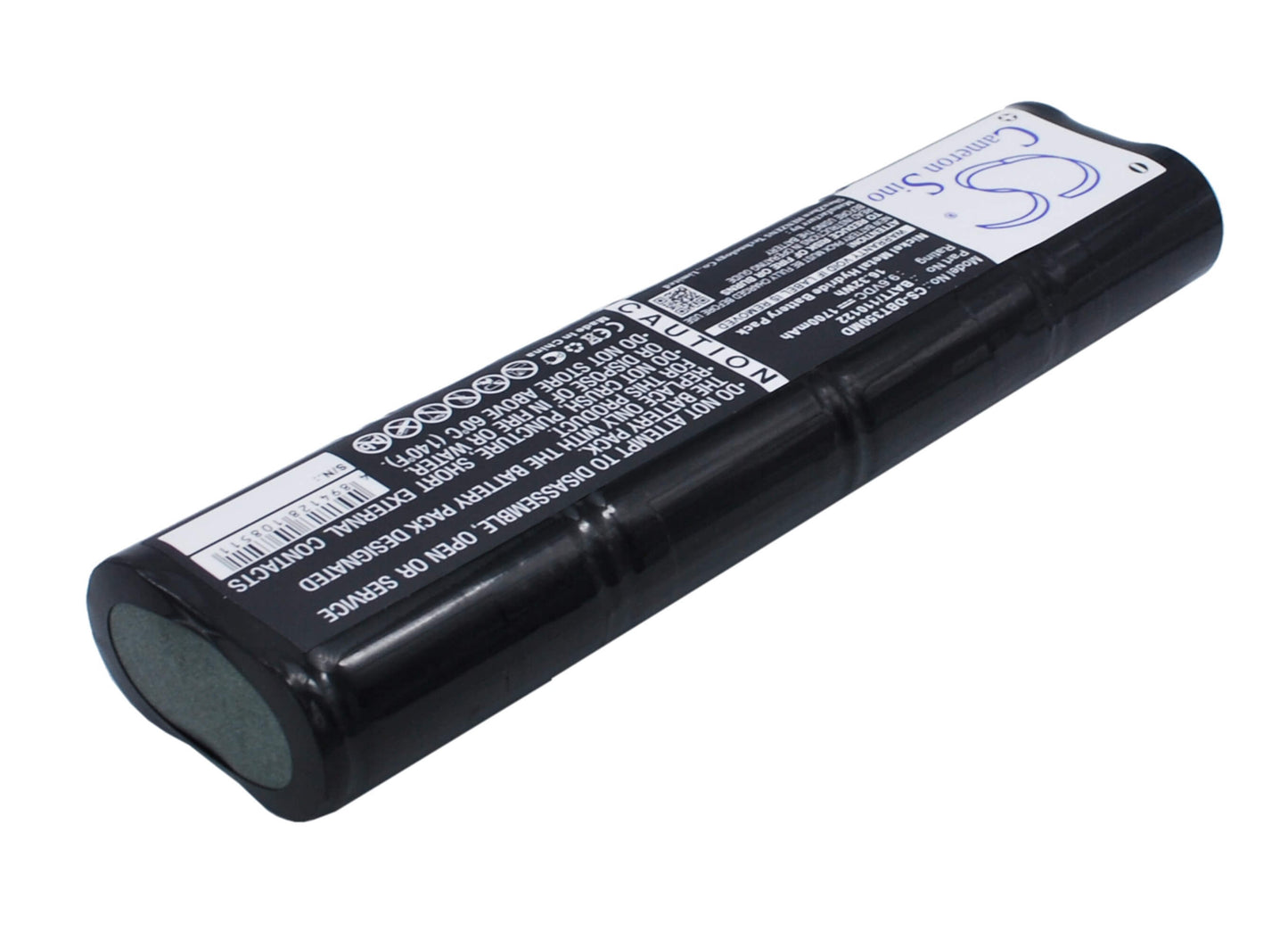 9.6V, 1700mAh, Ni-MH Battery fits Bioset, 3500, 16.32Wh