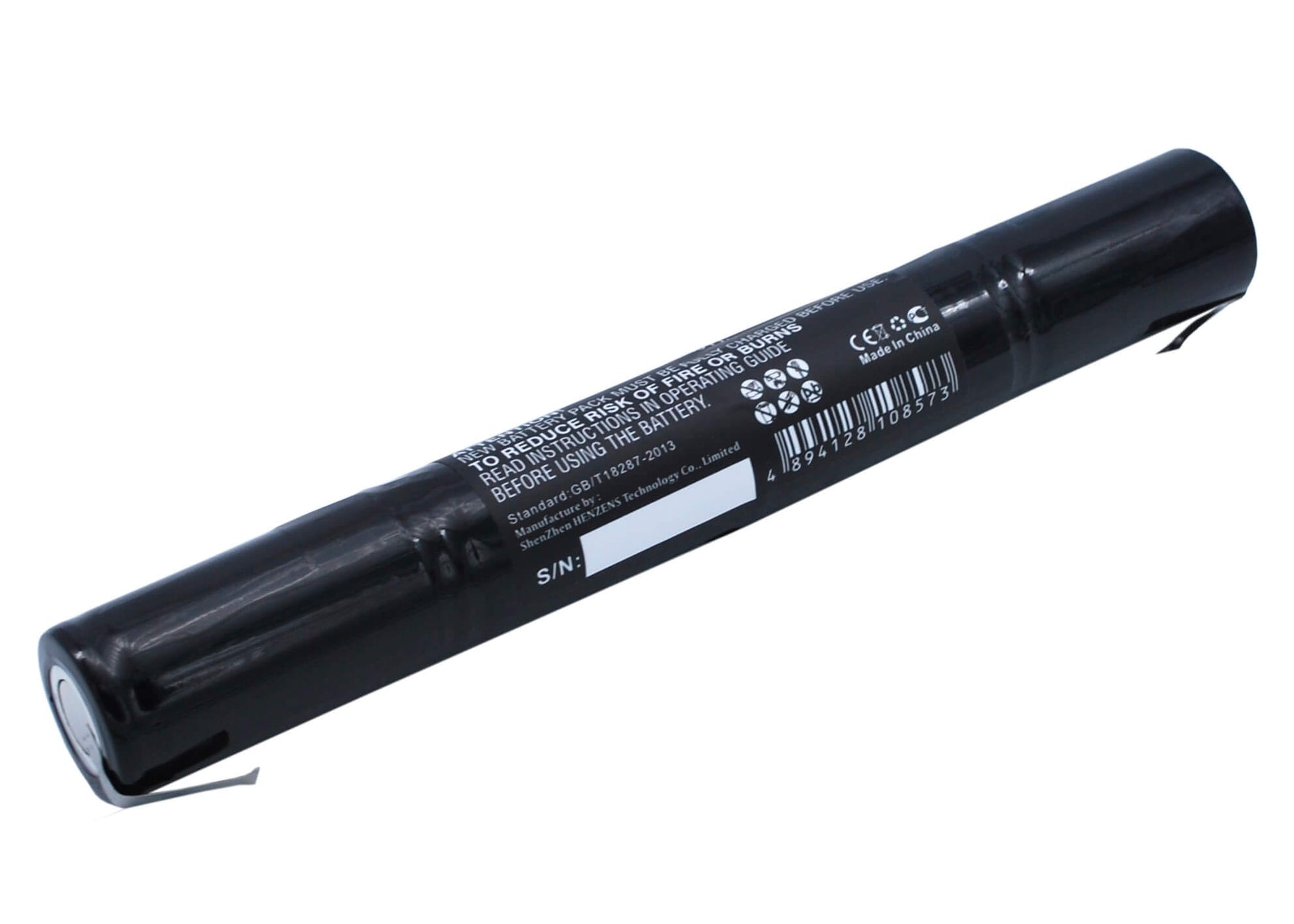 4.8V, 1500mAh, Ni-MH Battery fits Bosch, Spiro 501, 7.2Wh