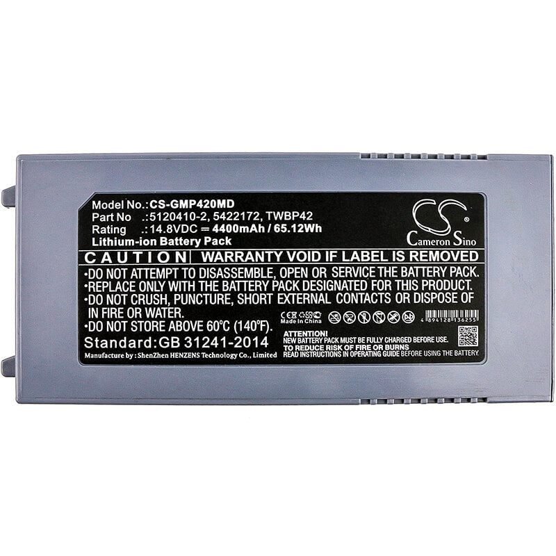 14.8V, 4400mAh, Li-ion Battery fits Ge, Echographe Logic-e, Echographe Logiq I, 65.12Wh