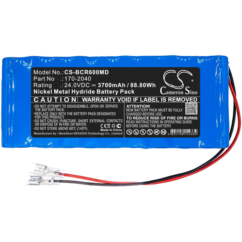 24.0V, 3700mAh, Ni-MH Battery fits Biosealer, Cr6, 88.8Wh