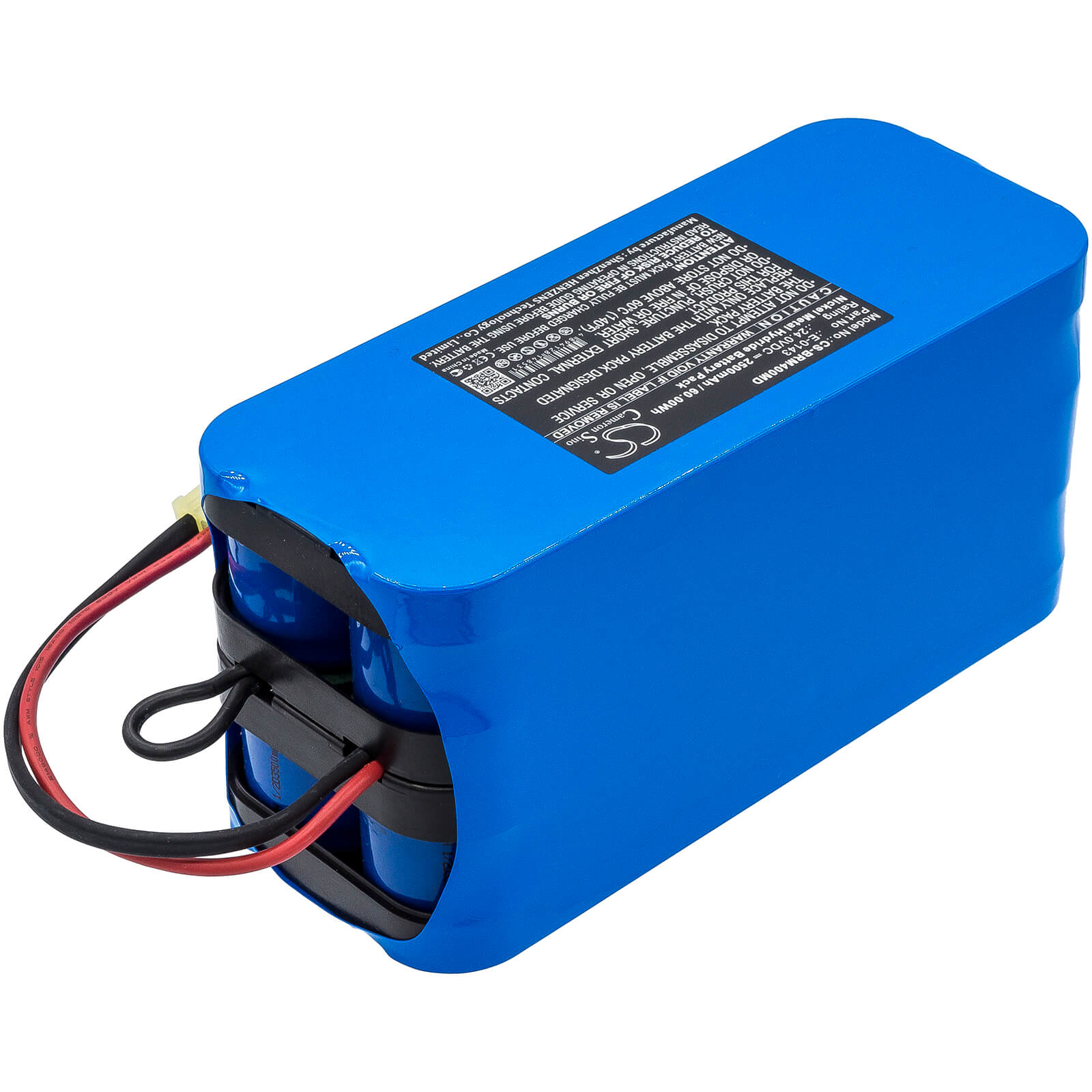 24.0V, 2500mAh, Ni-MH Battery fits Burdick, Medic 4 Defibrillator, 60Wh