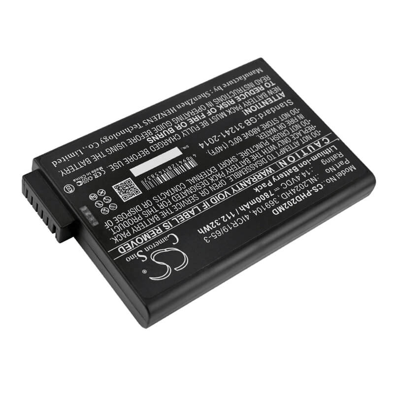 14.4V, 7800mAh, Li-ion Battery fits Esaote, Mylab 25 Gold, Mylab 30 Gold, 112.32Wh