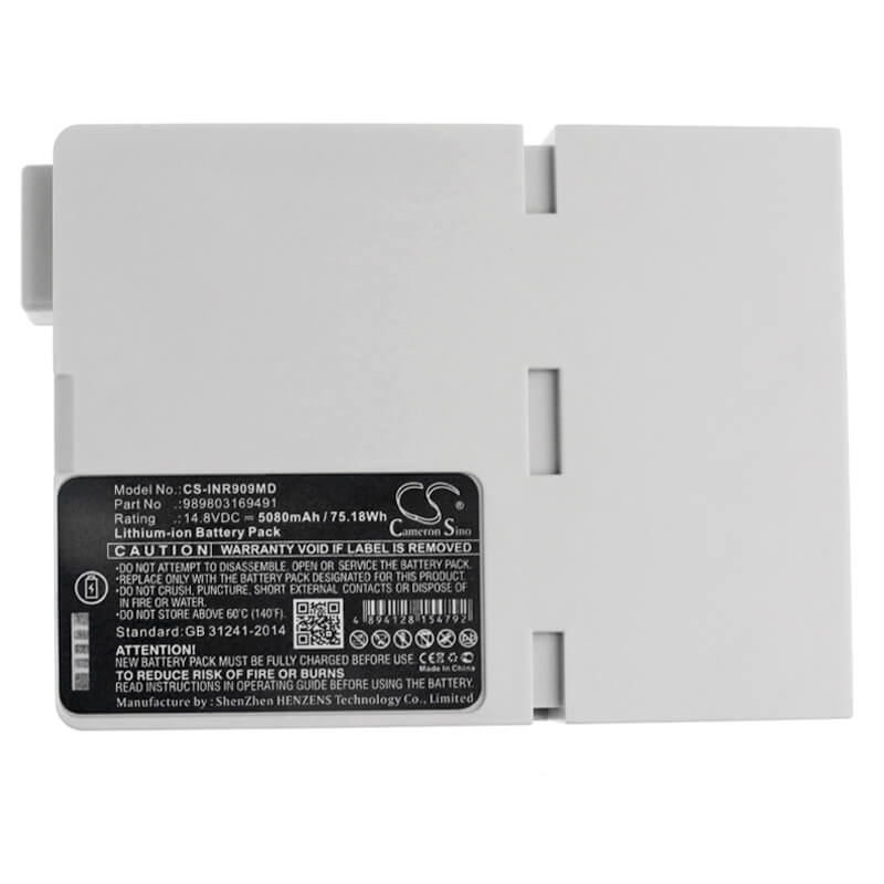 14.8V, 5080mAh, Li-ion Battery fits Invivo, 9093 Precess, Expression Mri, 75.184Wh