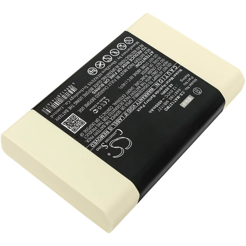 12.0V, 4000mAh, Ni-MH Battery fits Maquet, Critical Care Ab, Servo I, 48Wh