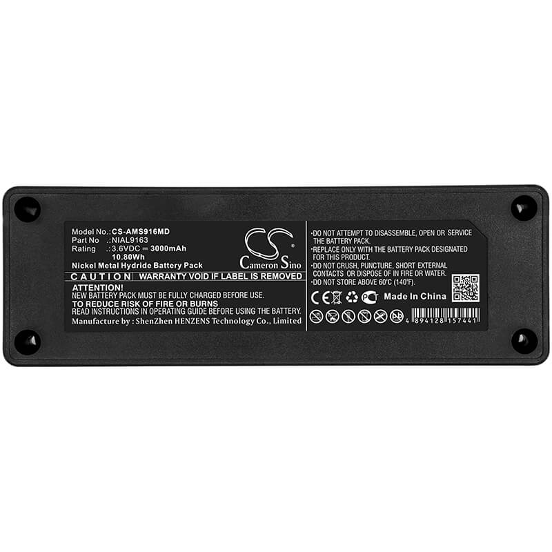 3.6V, 3000mAh, Ni-MH Battery fits Alaris Medicalsystems, Iii Infusion Pump, Infusion Pump Iii, 10.8Wh