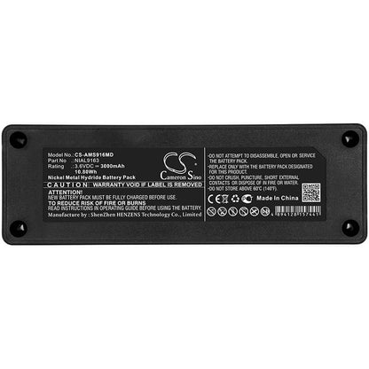 3.6V, 3000mAh, Ni-MH Battery fits Alaris Medicalsystems, Iii Infusion Pump, Infusion Pump Iii, 10.8Wh