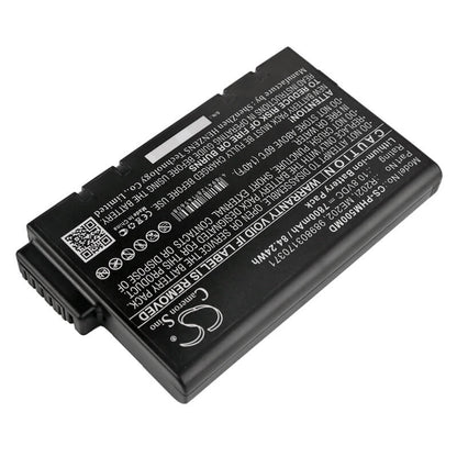 10.8V, 7800mAh, Li-ion Battery fits Invivo, M6 Vital Signs Monitor, M8 Vital Signs Monitor, 84.24Wh