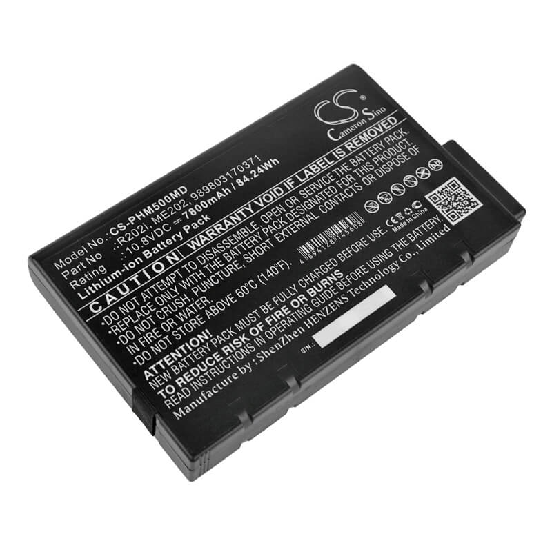 10.8V, 7800mAh, Li-ion Battery fits Drager, Oxylog 2000+, Oxylog 3000, 84.24Wh
