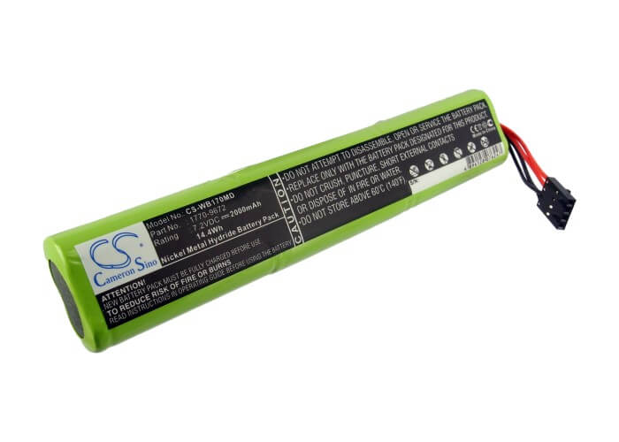 7.2V, 2000mAh, Ni-MH Battery fits Welch-allyn, Audio Path, Audiopath Gsi 70, 14.4Wh