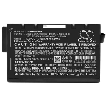 10.8V, 7800mAh, Li-ion Battery fits Kanomax, 3910, 84.24Wh