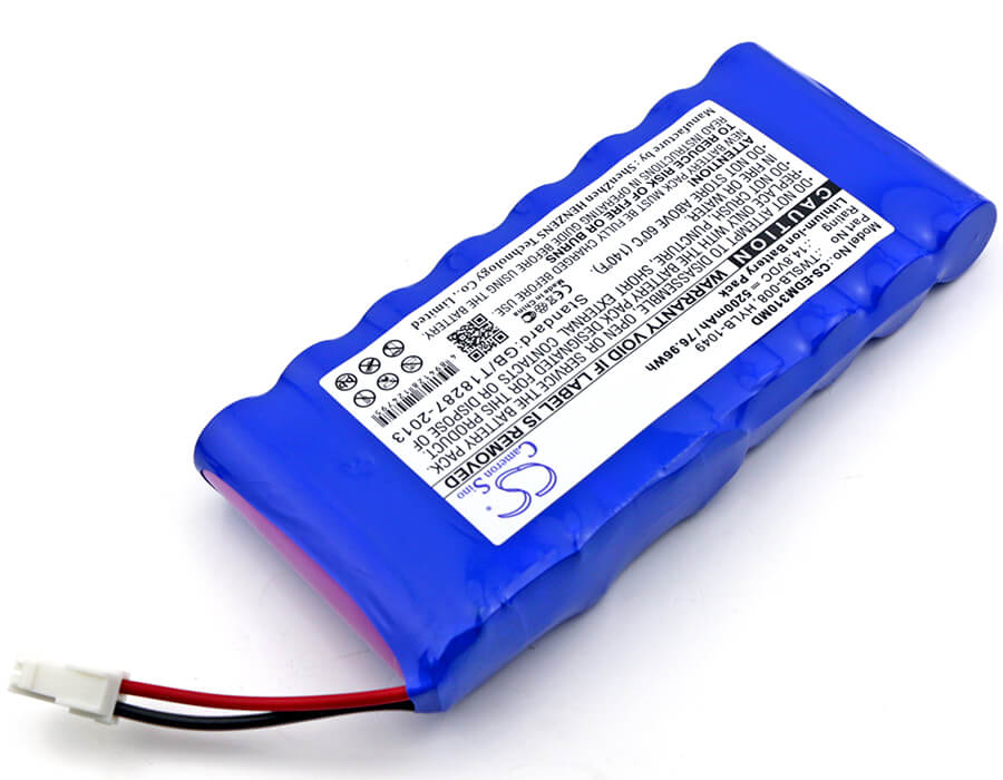 14.8V, 5200mAh, Li-ion Battery fits Edan, M3, 76.96Wh