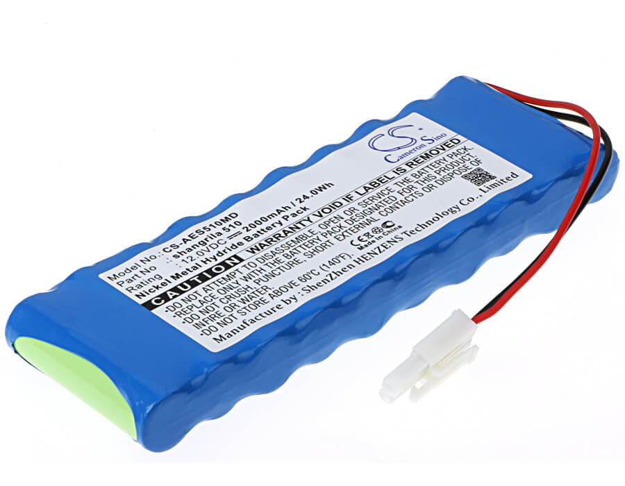 12.0V, 2000mAh, Ni-MH Battery fits Aeonmed, Shangrila 510, 24Wh