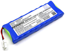 12.0V, 2000mAh, Ni-MH Battery fits Kenz Cardico, Cardico 601, Ecg-601, 24Wh