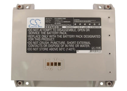 12.0V, 4000mAh, Ni-MH Battery fits Alaris Medicalsystems, 8000, 8000 Medication Safety System, 48Wh