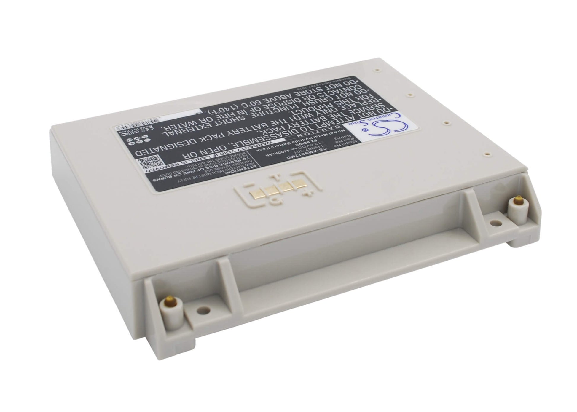 12.0V, 4400mAh, Ni-MH Battery fits Alaris Medicalsystems, 8000, 8000 Medication Safety System, 52.8Wh