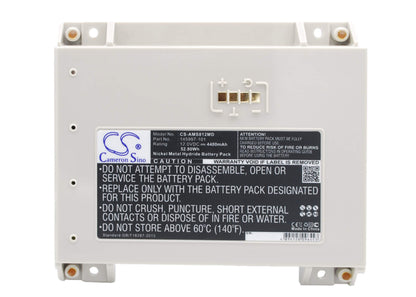 12.0V, 4400mAh, Ni-MH Battery fits Diversified Medical, Nal8100rb, 52.8Wh