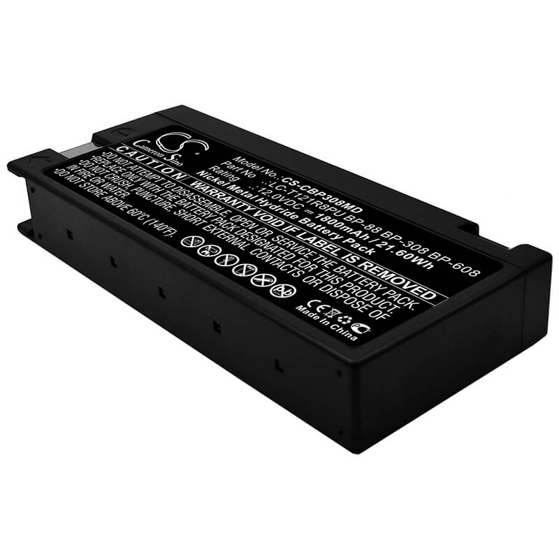 12.0V, 1800mAh, Ni-MH Battery fits Colin Medical, Advantage, Asm 5000, 21.6Wh