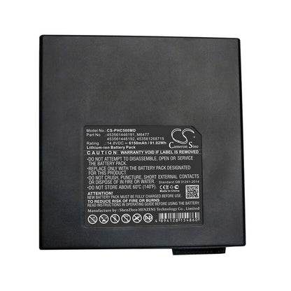14.8V, 6150mAh, Li-ion Battery fits Philips, Echographe Cx50, Ultrasound Cx30, 91.02Wh
