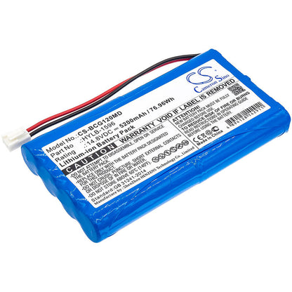 14.8V, 5200mAh, Li-ion Battery fits Biocare, Ie12, Ie12a, 76.96Wh