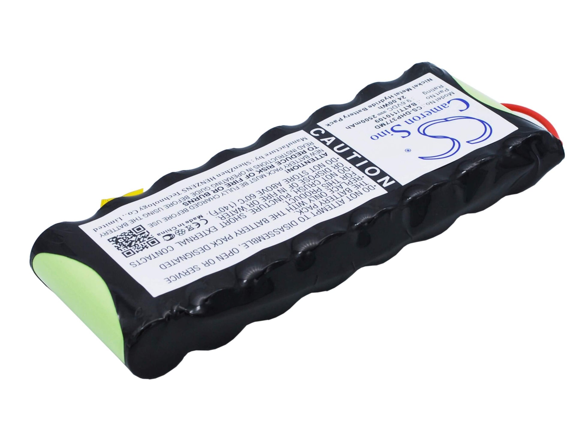 9.6V, 2500mAh, Ni-MH Battery fits Datex Ohmeda, Pulse Oximeter Biox 3770, Pulse Oximeter Biox 3775, 24Wh
