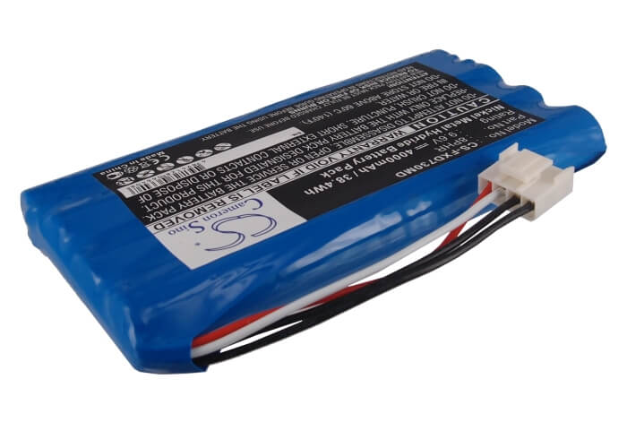 9.6V, 4000mAh, Ni-MH Battery fits Fukuda, Cardimax Fcp-7101, Cardimax Fx-7302, 38.4Wh
