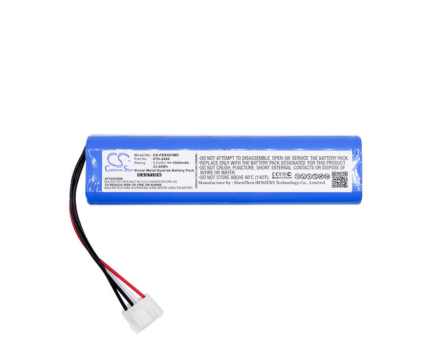 9.6V, 3500mAh, Ni-MH Battery fits Fukuda, Fcp-4101, Fcp-4102, 33.6Wh