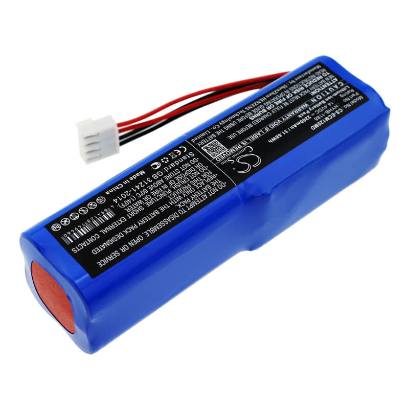 14.4V, 2200mAh, Li-ion Battery fits Edanins, Ecg-12a, Ecg-12b, 31.68Wh