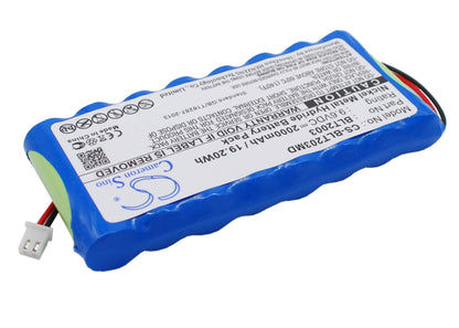 9.6V, 2000mAh, Ni-MH Battery fits Biolat, Blt2003, Blt2003 Ecg Ekg, 19.2Wh