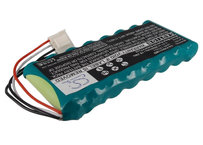 9.6V, 2000mAh, Ni-MH Battery fits Fukuda, Fcp-2155, Fx-2111, 19.2Wh