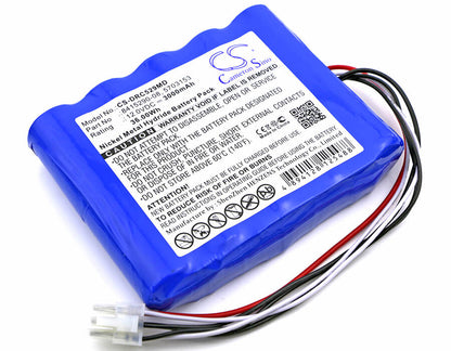 12.0V, 3000mAh, Ni-MH Battery fits Drager, Carina, Carina Niv Ventilator, 36Wh