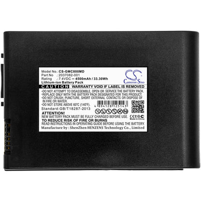 7.4V, 4500mAh, Li-ion Battery fits Ge, Ecg Mac 800, Mac 800, 33.3Wh