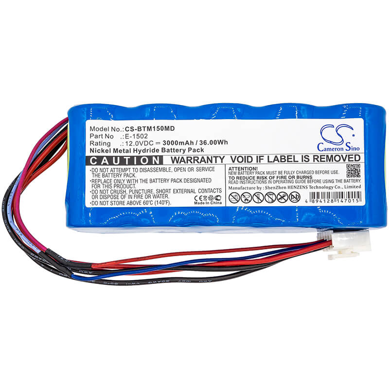 12.0V, 3000mAh, Ni-MH Battery fits Biwater, Aqua Monitor, 36Wh
