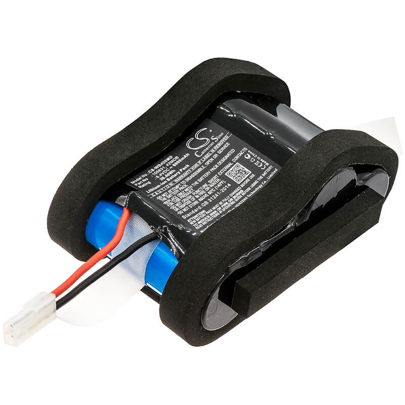 6.4V, 6000mAh, Li-ion Battery fits Welch-allyn, 4200b-e1, 420tb-e1, 38.4Wh