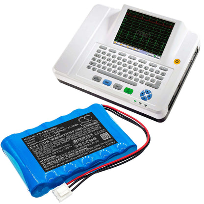 11.1V, 5200mAh, Li-ion Battery fits Comen, Cm-1200a Ecg, 57.72Wh