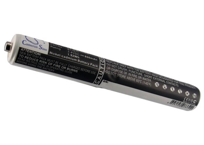 2.4V, 800mAh, Ni-CD Battery fits Welch-allyn, 12800 Pocketscope Ophthalmosco, 211, 1.92Wh