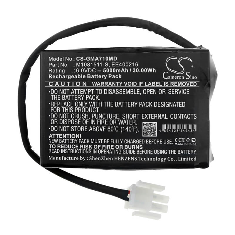 6V, 5000mAh, Sealed Lead Acid Battery fits Ge, Aespire 7100, Aespire 7100 Iec, 30Wh