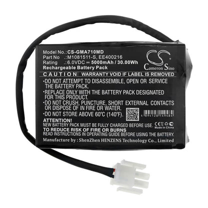 6V, 5000mAh, Sealed Lead Acid Battery fits Ge, Aespire 7100, Aespire 7100 Iec, 30Wh