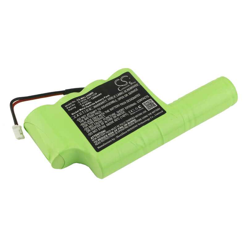 8.4V, 1200mAh, Ni-MH Battery fits Micro Medical, Microlab Mk8, Ml3500, 10.08Wh