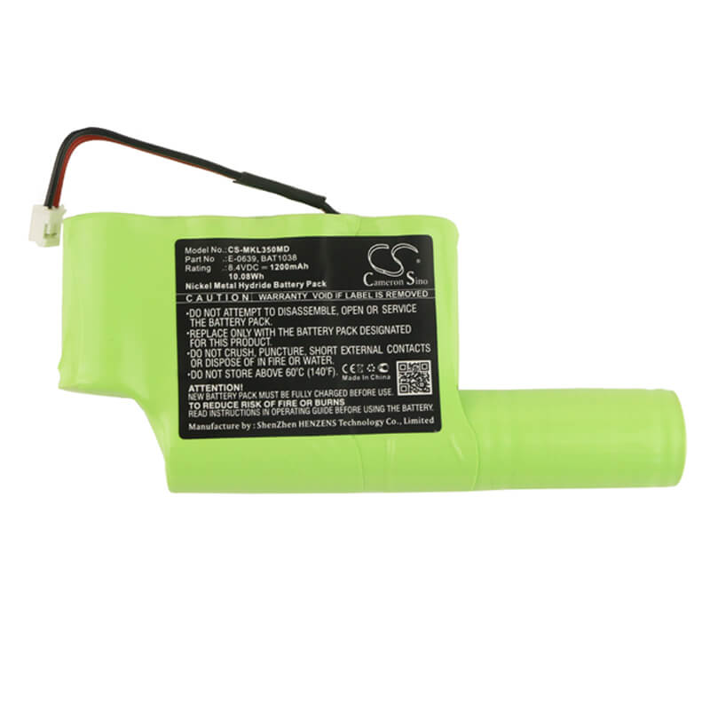 8.4V, 1200mAh, Ni-MH Battery fits Micro Medical, Microlab Mk8, Ml3500, 10.08Wh