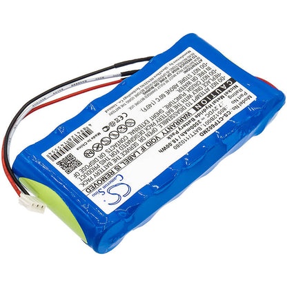 7.2V, 2500mAh, Ni-MH Battery fits Criticare, 507njc Bp, 602-14, 18Wh