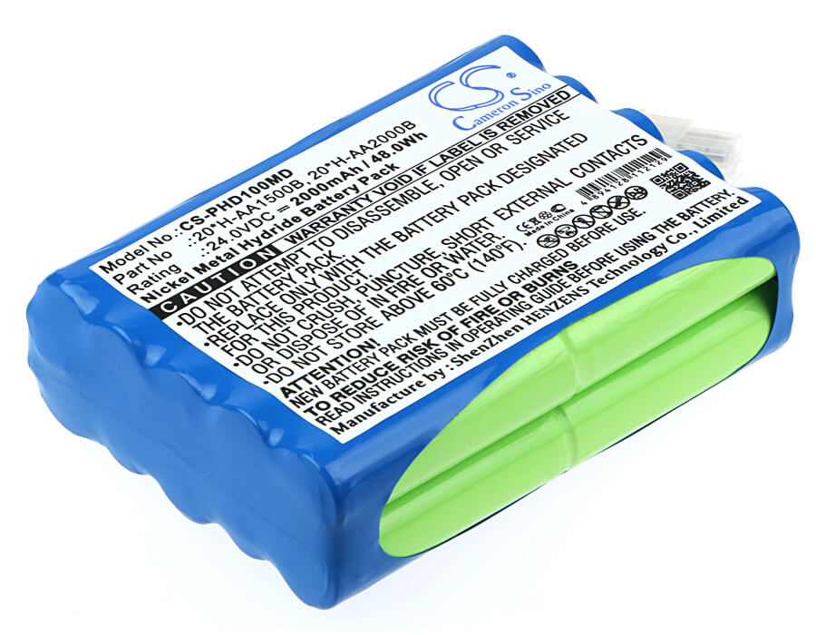 24.0V, 2000mAh, Ni-MH Battery fits Philips, Dameca Siesta I Breasy, 48Wh