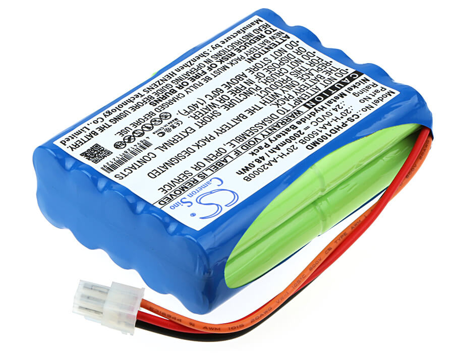 24.0V, 2000mAh, Ni-MH Battery fits Philips, Dameca Siesta I Breasy, 48Wh