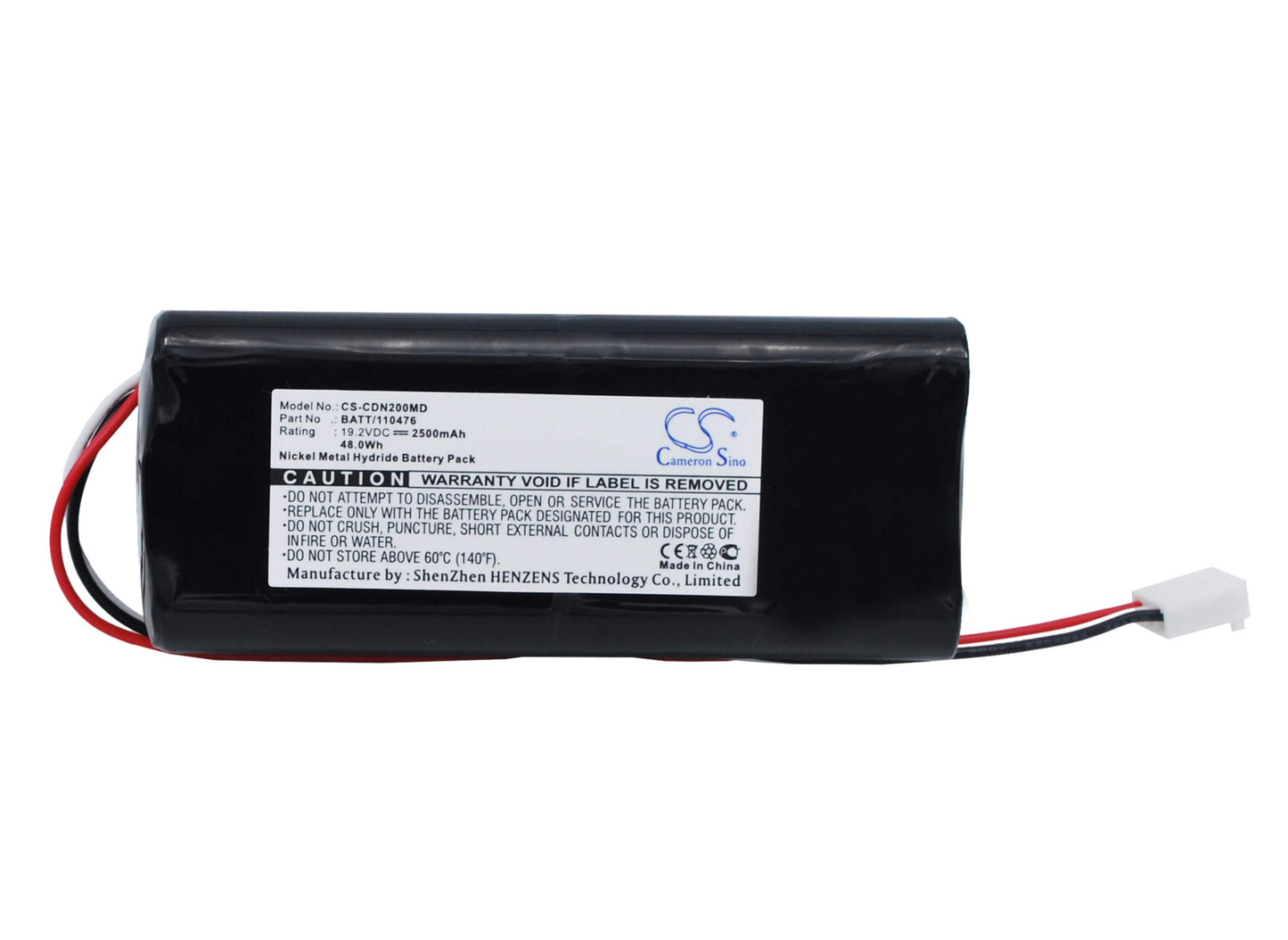 19.2V, 2500mAh, Ni-MH Battery fits Clinical Dynamics, Gx-2 Smart Arm, Nibp Gx-2, 48Wh