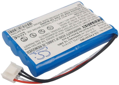 9.6V, 2000mAh, Ni-MH Battery fits Fukuda, Cardimax Fx-3010, Fx-3010, 19.2Wh