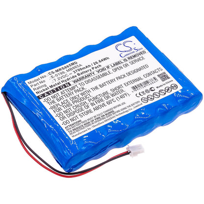 7.2V, 3700mAh, Ni-MH Battery fits Mir, Spirolab Spirometer Ii, Spirolab Spirometer Iii, 26.64Wh