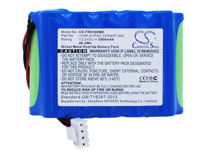 13.2V, 3500mAh, Ni-MH Battery fits Fujikura, Btr-08, Btr-08r, 46.2Wh